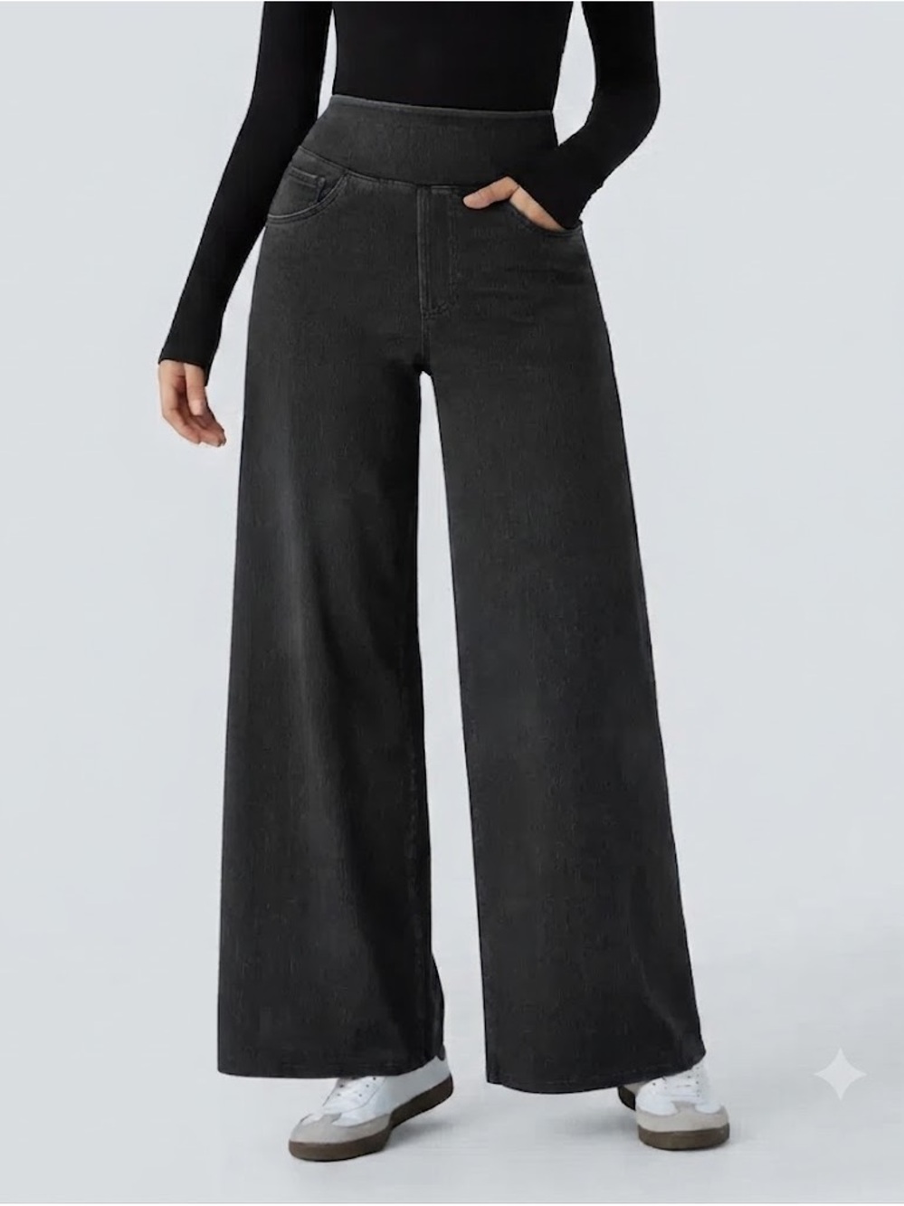 Halara High-Waisted Wide Leg Jeans - #305